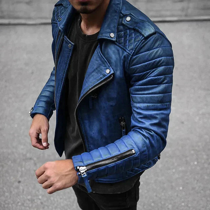 The Daniel Maverick | Men’s Stylish Zip-Up Biker Jacket