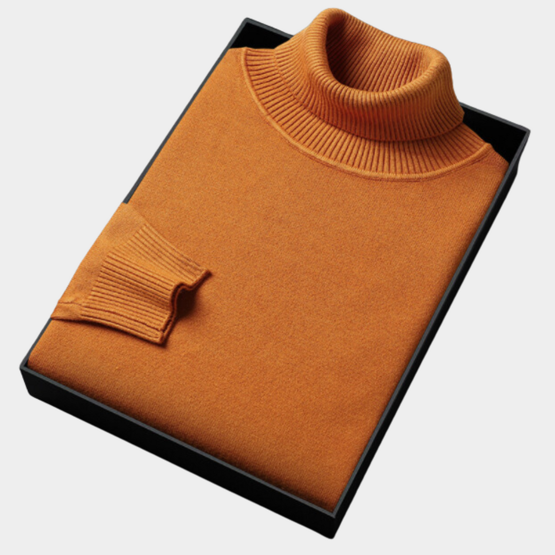 The Bradley Statement | Men’s Vibrant Spring Turtleneck