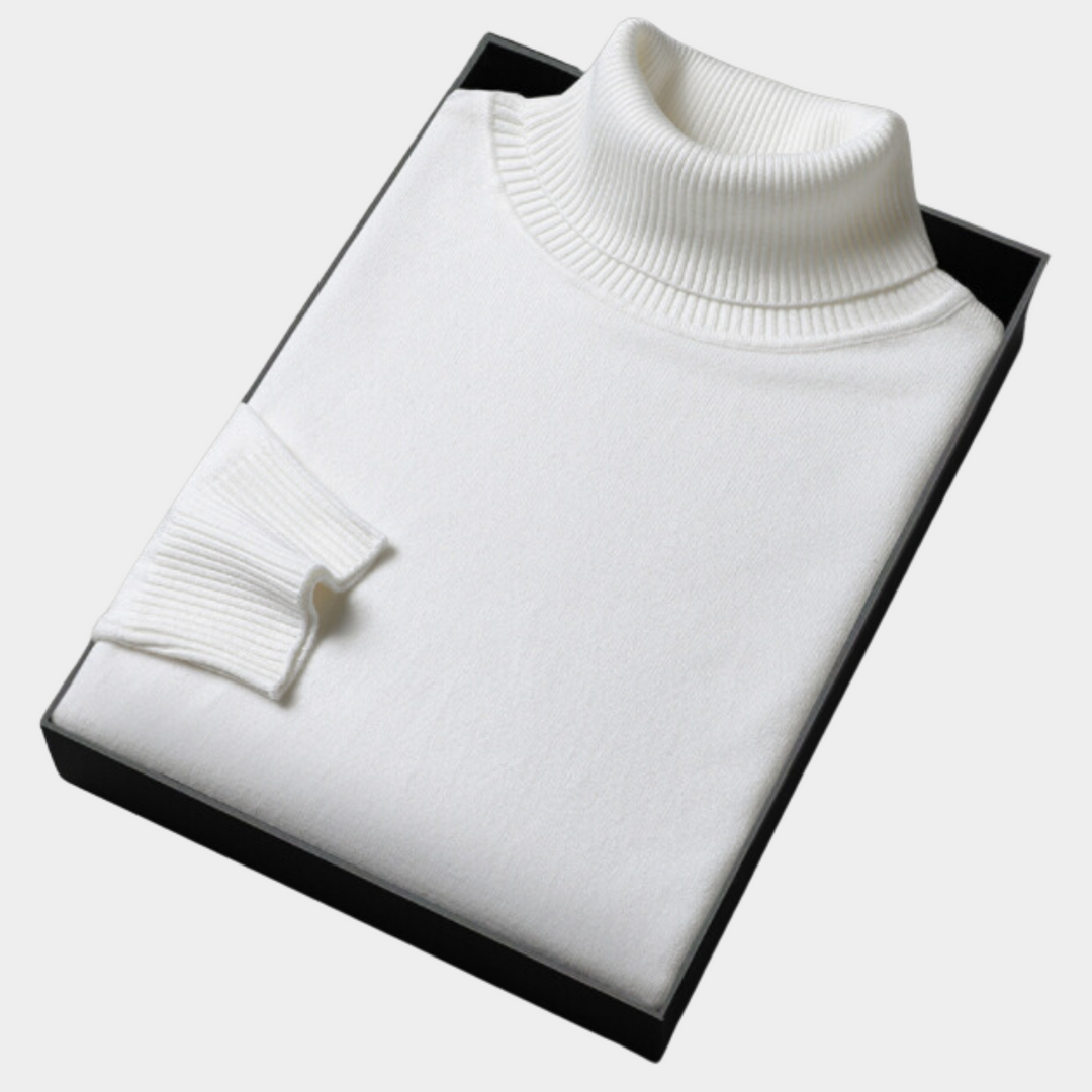 The Bradley Statement | Men’s Vibrant Spring Turtleneck