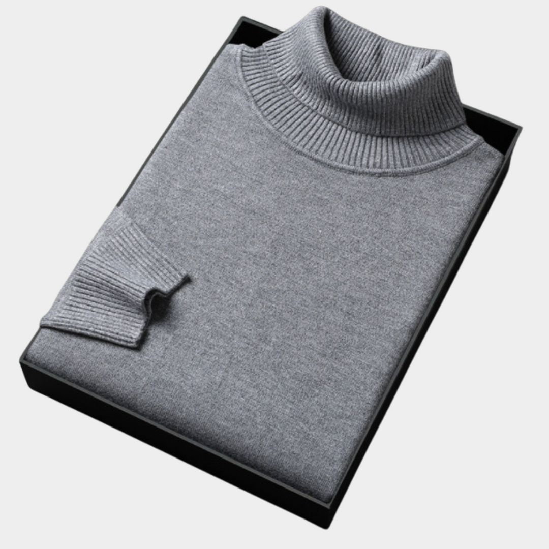 The Bradley Statement | Men’s Vibrant Spring Turtleneck