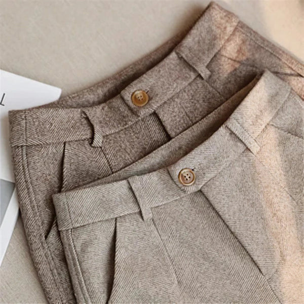 The Stanley Sovereign | Men’s Vintage Pleated High Waist Trousers
