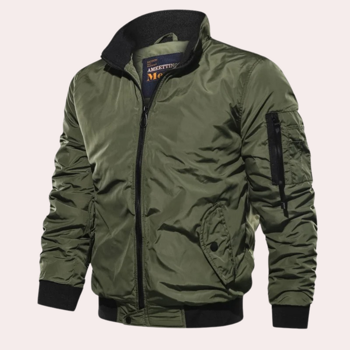 The Reuben Maverick | Men's Casual Zip-Up Bomber Jacket