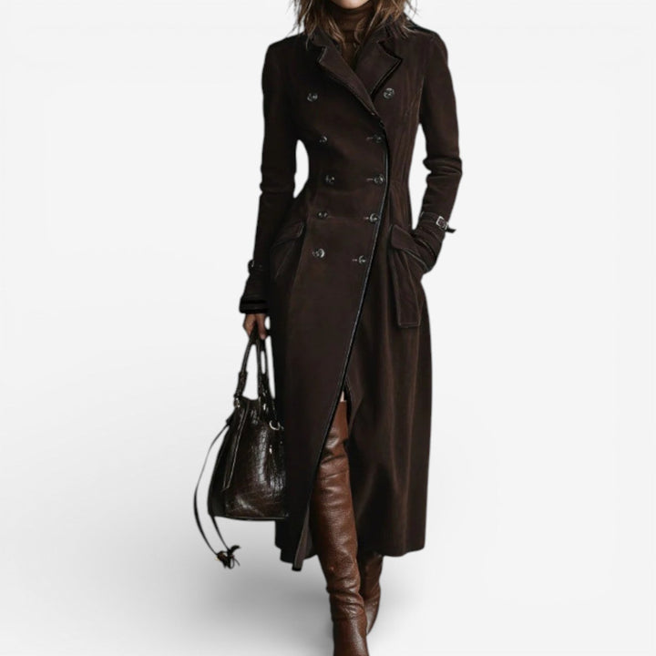 Aurelia | Double-Breasted Longline Outerwear