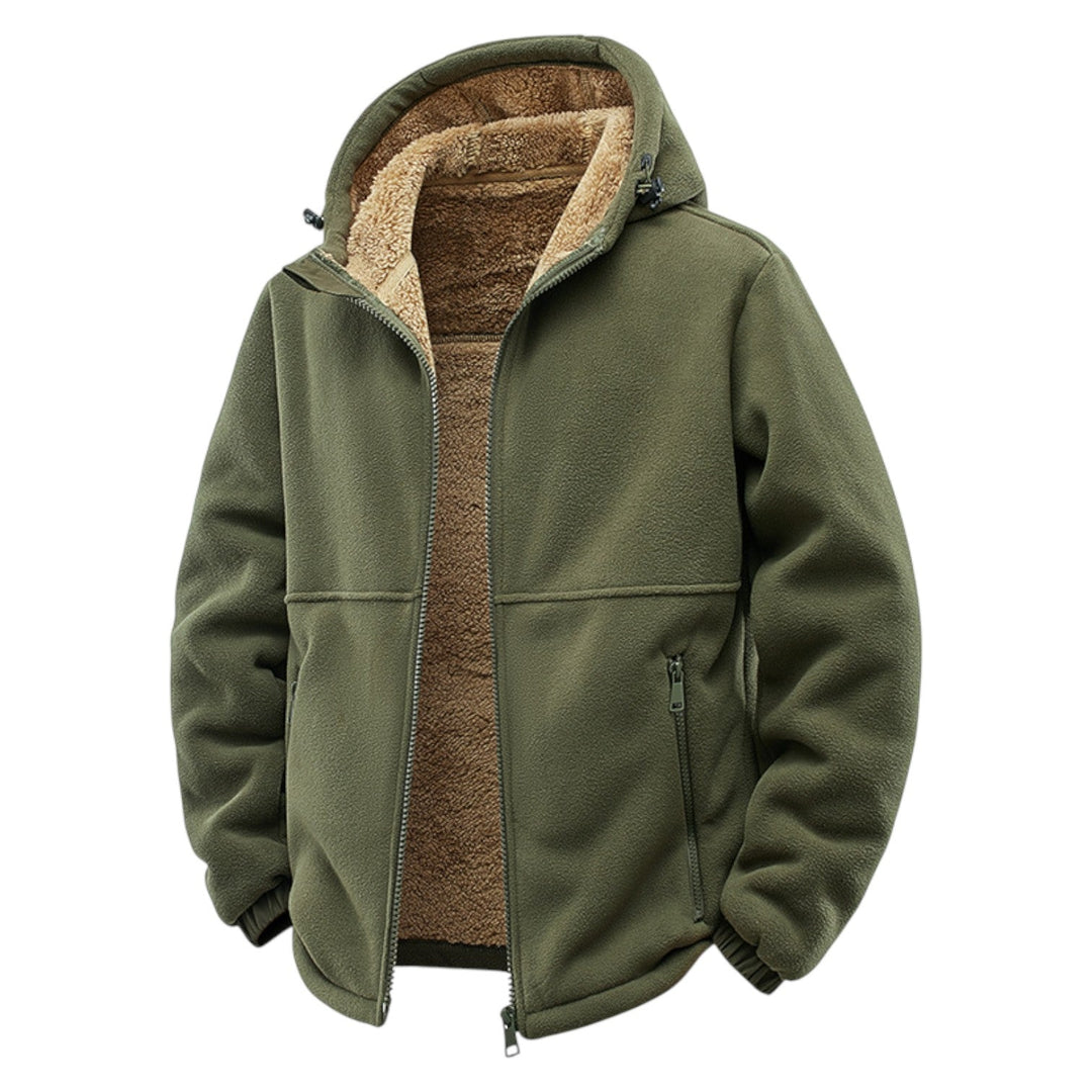 Arlo | Sherpa-Lined Coastal Zip Hoodie