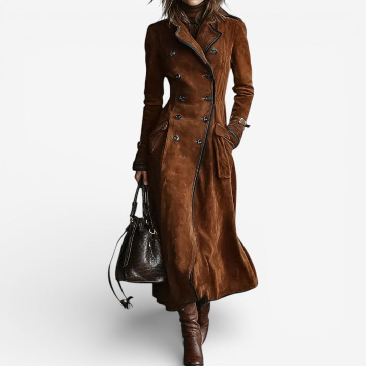 Aurelia | Double-Breasted Longline Outerwear