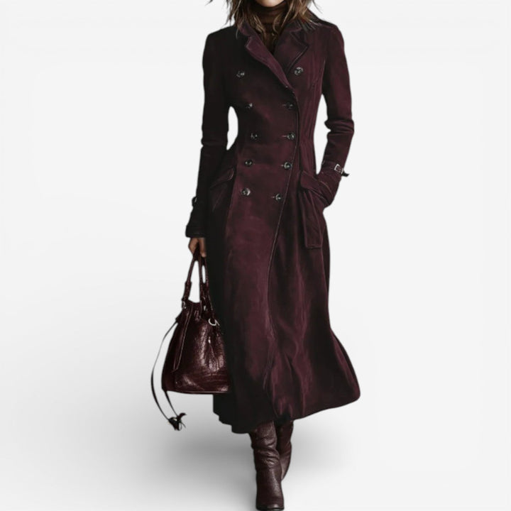 Aurelia | Double-Breasted Longline Outerwear