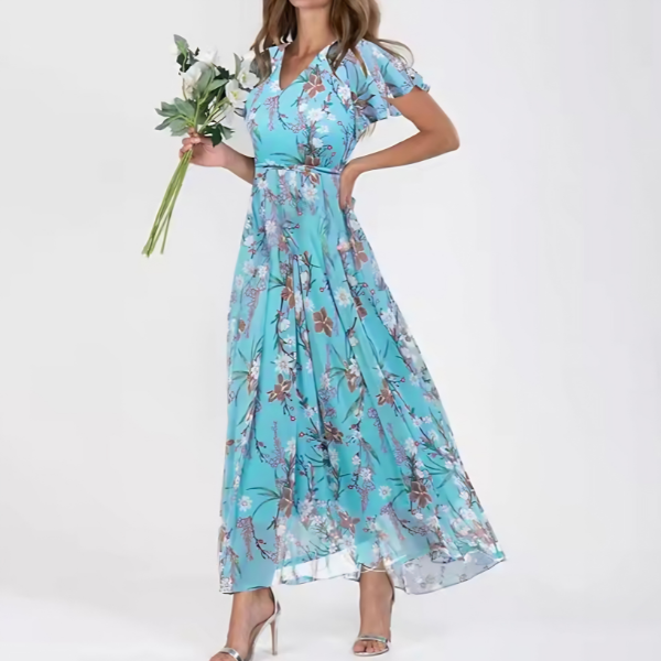 Ottilie | Floral Midi Glamour Dress