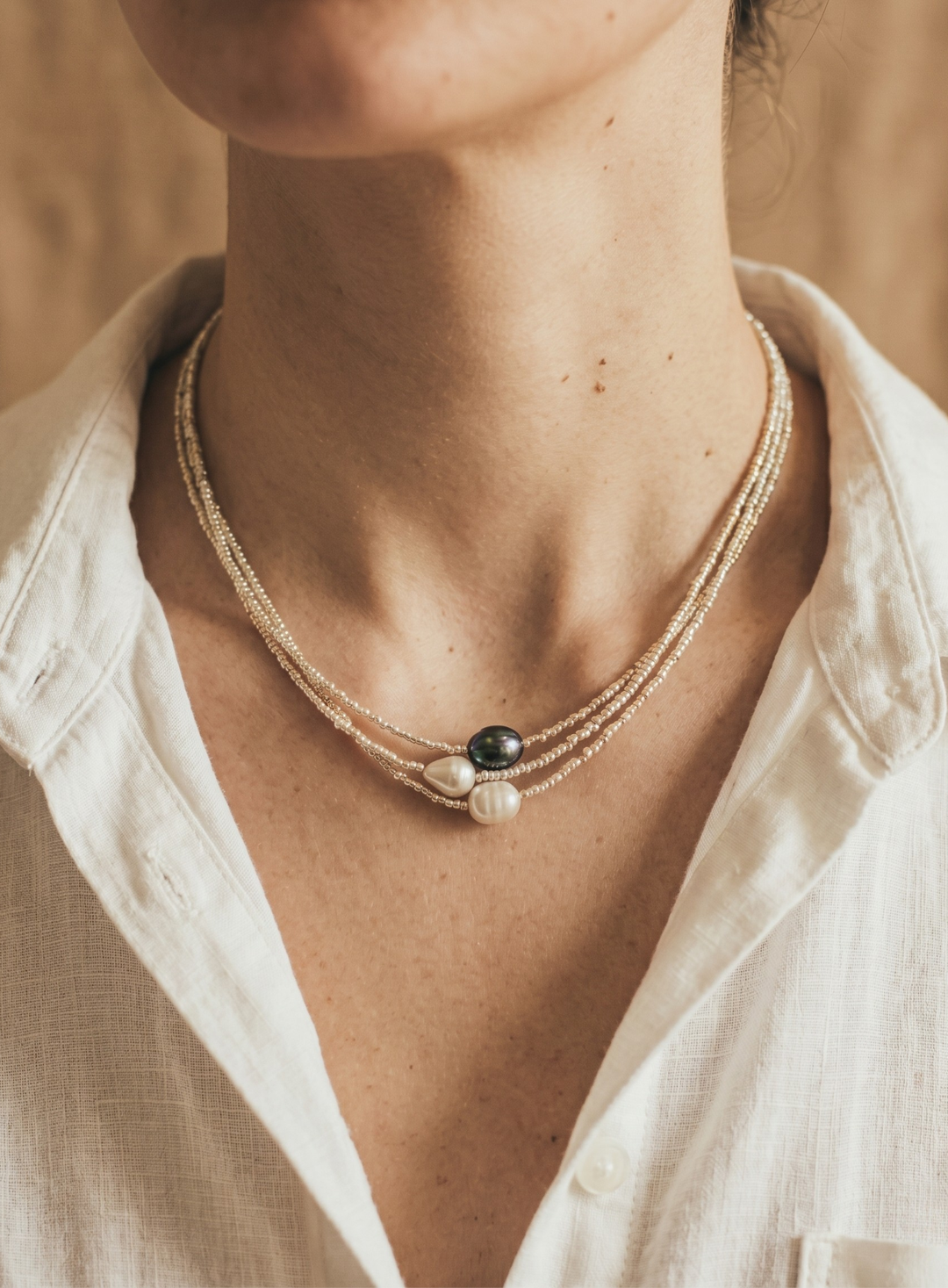 Pearl Harmony Necklace Set