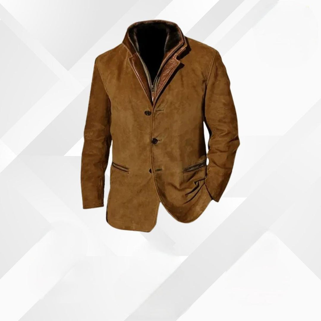The Liam Regent | Men’s Classic Semi-Formal Suede Blazer