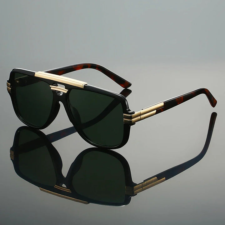 Apollo | Vintage Double-Bridge Statement Shades