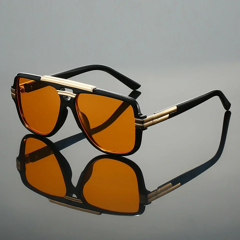 Apollo | Vintage Double-Bridge Statement Shades