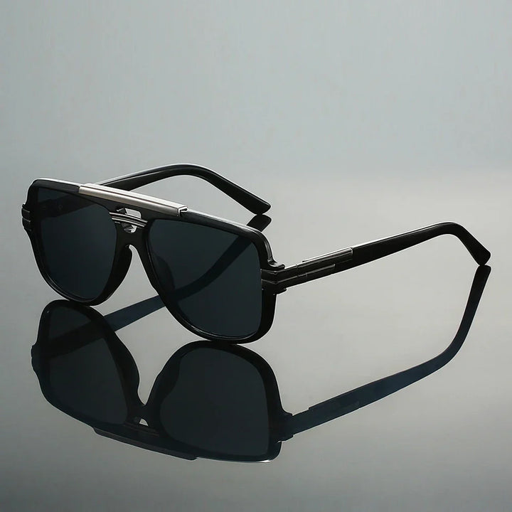 Apollo | Vintage Double-Bridge Statement Shades