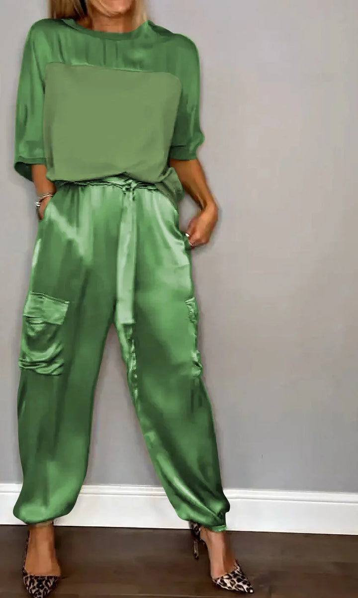 The Harper | Luxe Flowing Two Piece Set