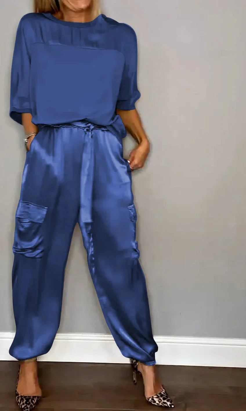 The Harper | Luxe Flowing Two Piece Set