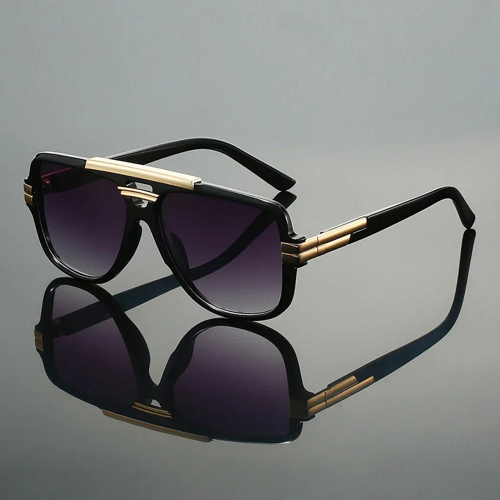 Apollo | Vintage Double-Bridge Statement Shades