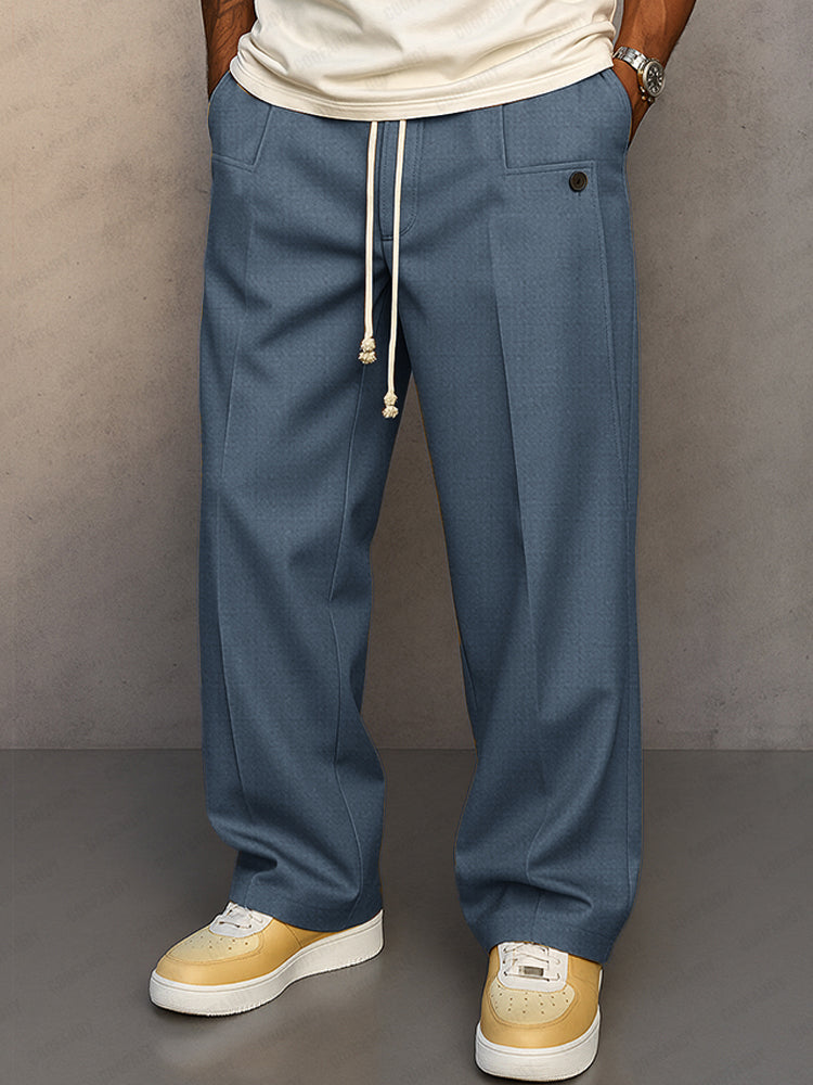 Tenby | Wide-Leg Drawstring Trousers