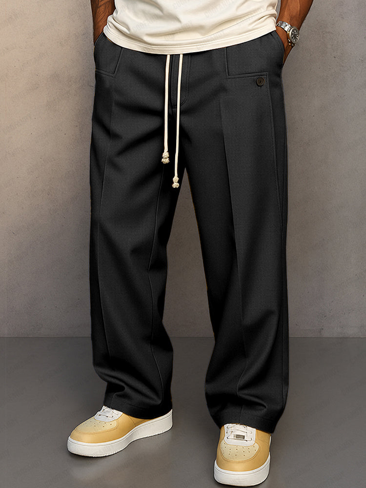 Tenby | Wide-Leg Drawstring Trousers