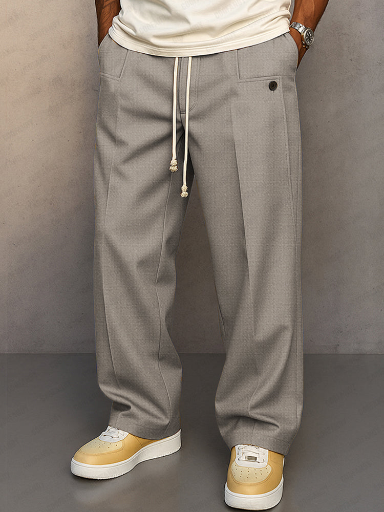 Tenby | Wide-Leg Drawstring Trousers