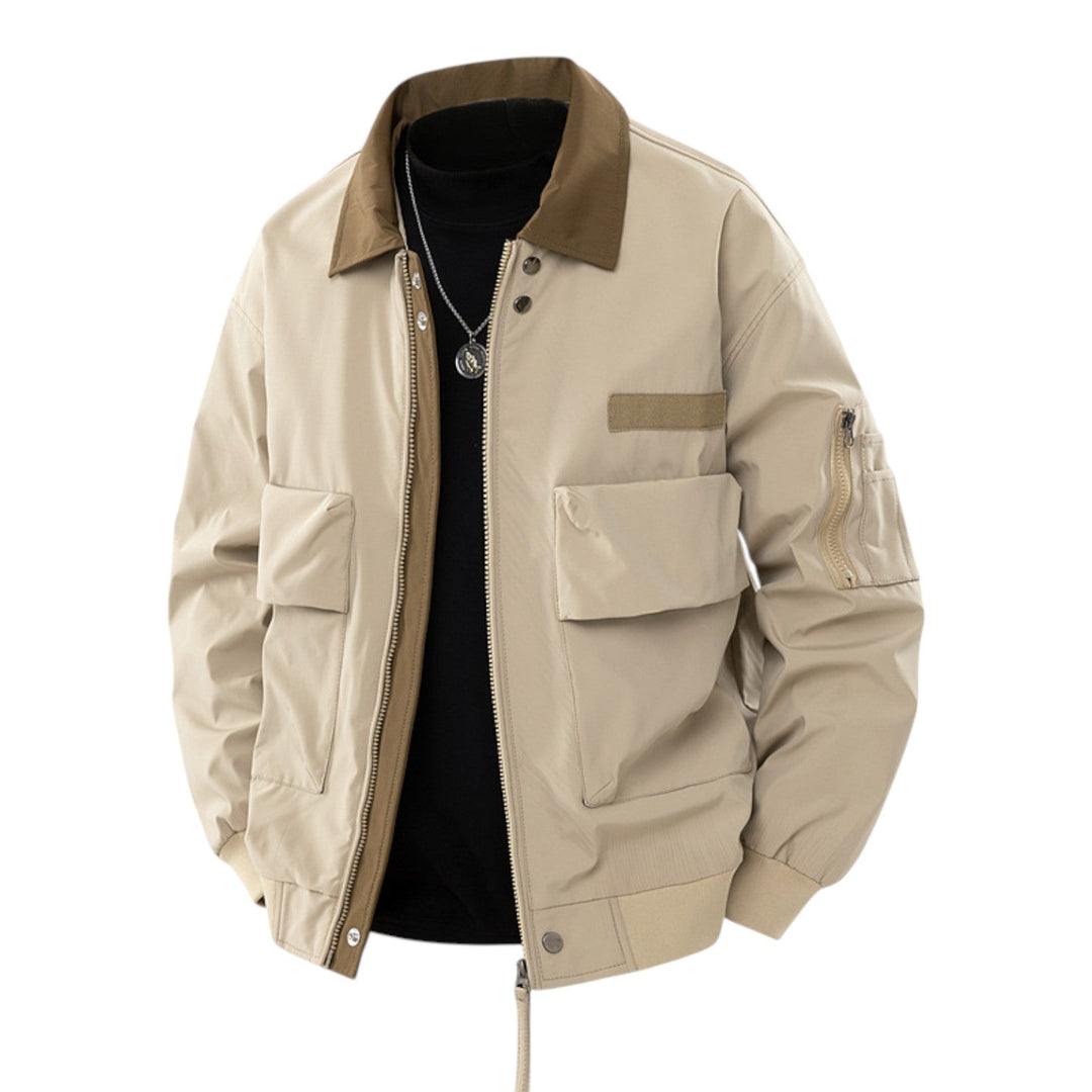 Jaxson | Contrast Collar Structured Bombe