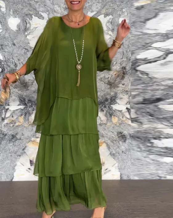 Larina | Elegant Flowing Maxi Dress
