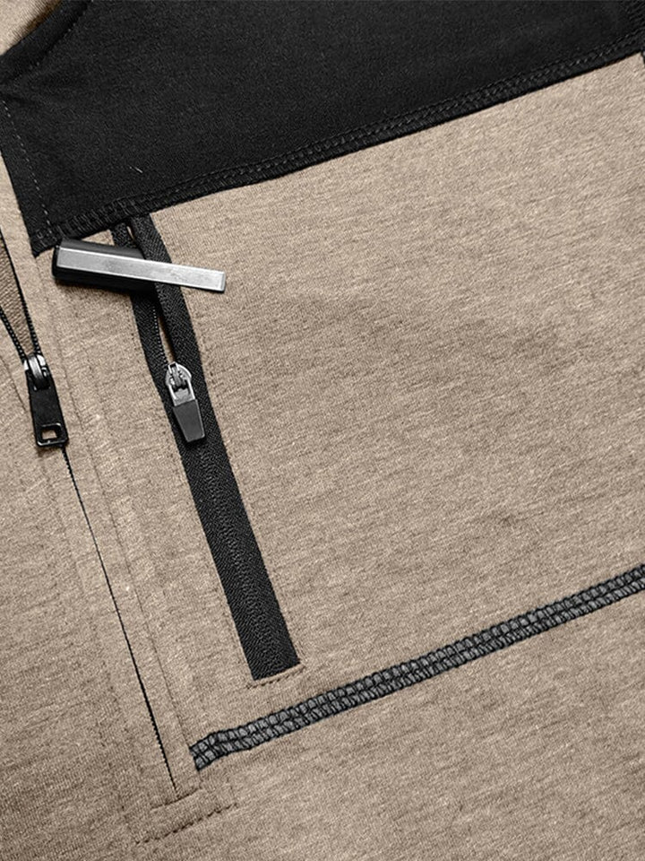 The Sebastian Polo | Textured Colour-Block Shirt