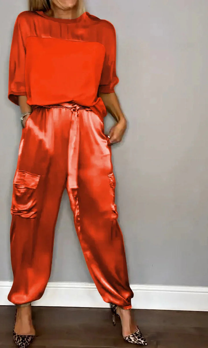 The Harper | Luxe Flowing Two Piece Set