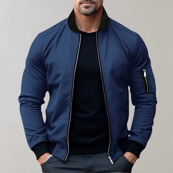The Stanley Urban | Men's Slim-Fit Zip-Up Bomber Jacket