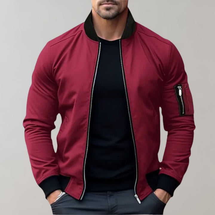 The Stanley Urban | Men's Slim-Fit Zip-Up Bomber Jacket
