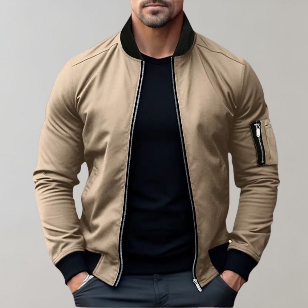 The Stanley Urban | Men's Slim-Fit Zip-Up Bomber Jacket