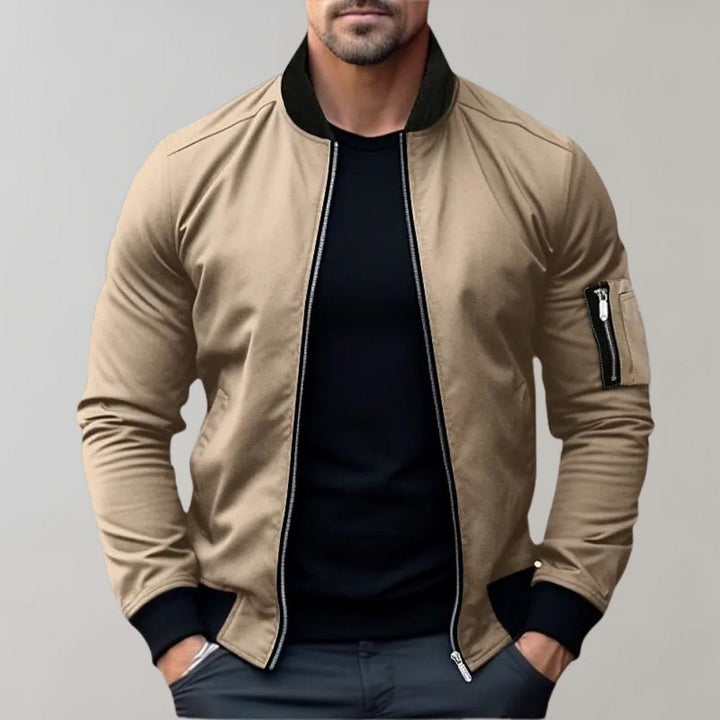 The Stanley Urban | Men's Slim-Fit Zip-Up Bomber Jacket