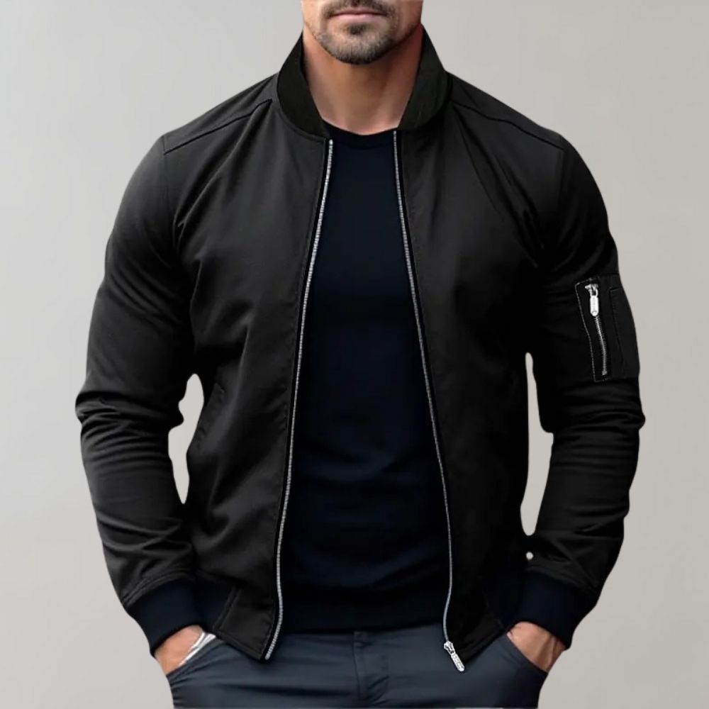 The Stanley Urban | Men's Slim-Fit Zip-Up Bomber Jacket