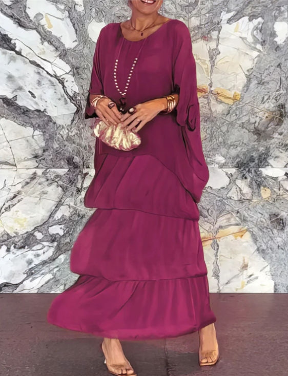 Larina | Elegant Flowing Maxi Dress