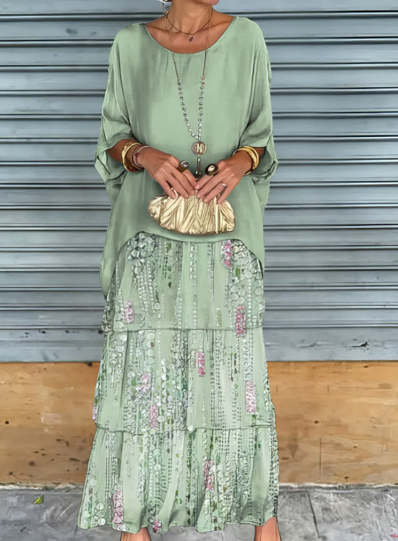 Larina | Elegant Flowing Maxi Dress