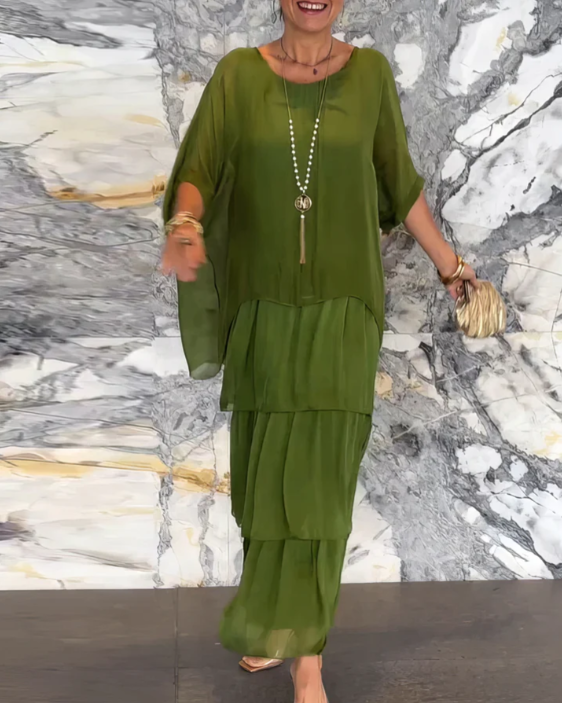 Larina | Elegant Flowing Maxi Dress