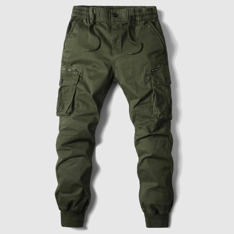 The Alexander Sovereign | Men’s Black Cargo Jogger Pants