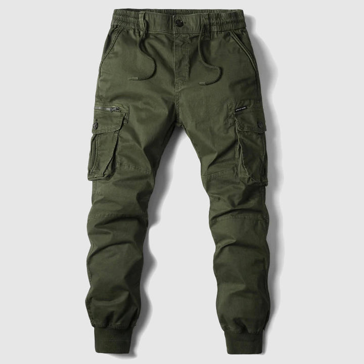 The Alexander Sovereign | Men’s Black Cargo Jogger Pants