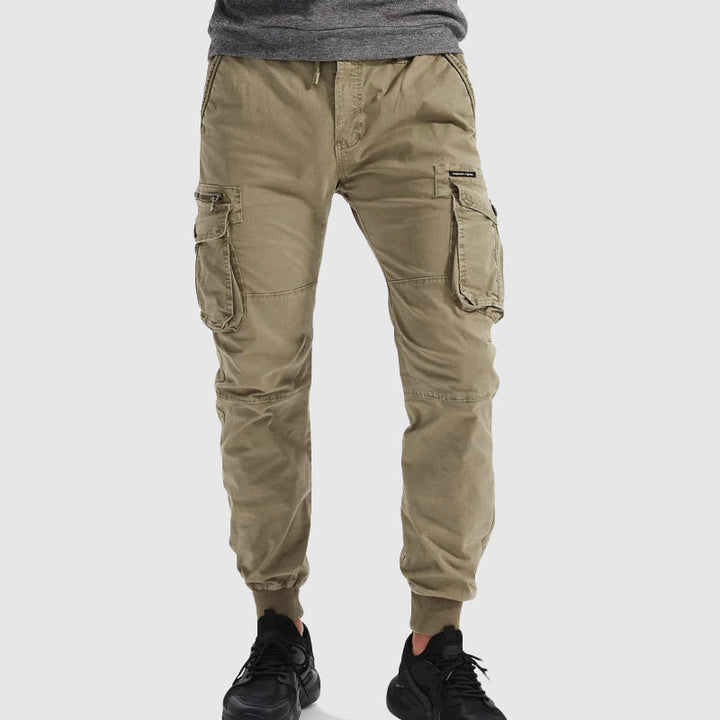 The Alexander Sovereign | Men’s Black Cargo Jogger Pants