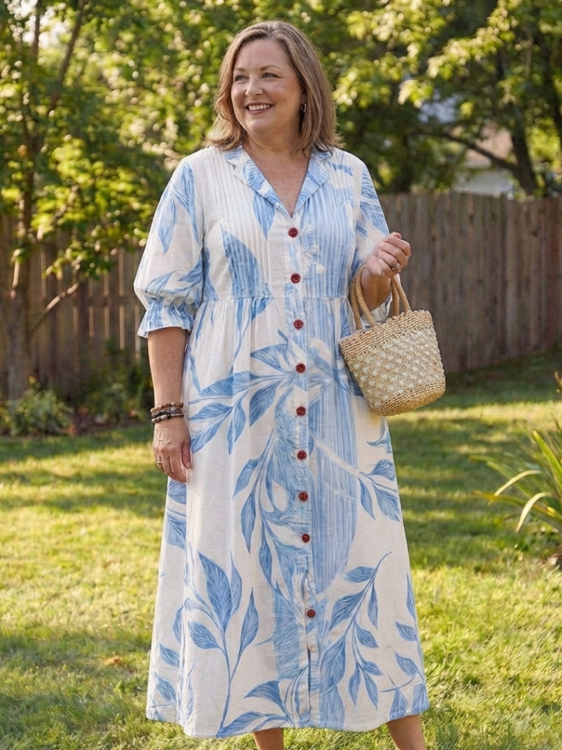 Verelle | Botanical Flow Maxi Dress