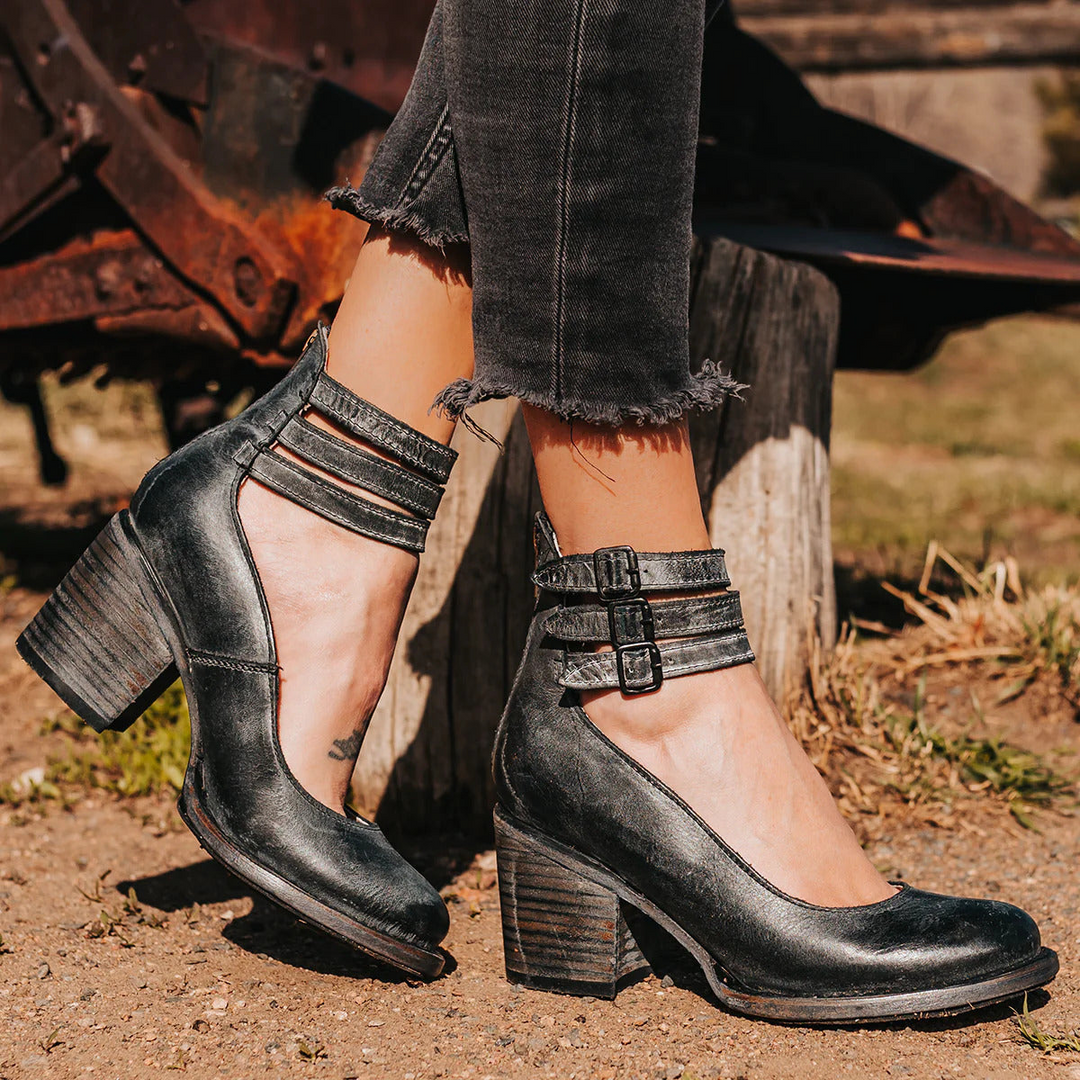 The Verona Sovereign | Vintage Strappy Ankle Strap Heels