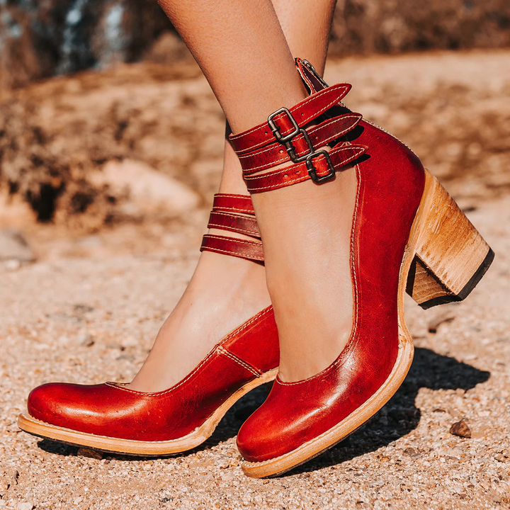 The Verona Sovereign | Vintage Strappy Ankle Strap Heels