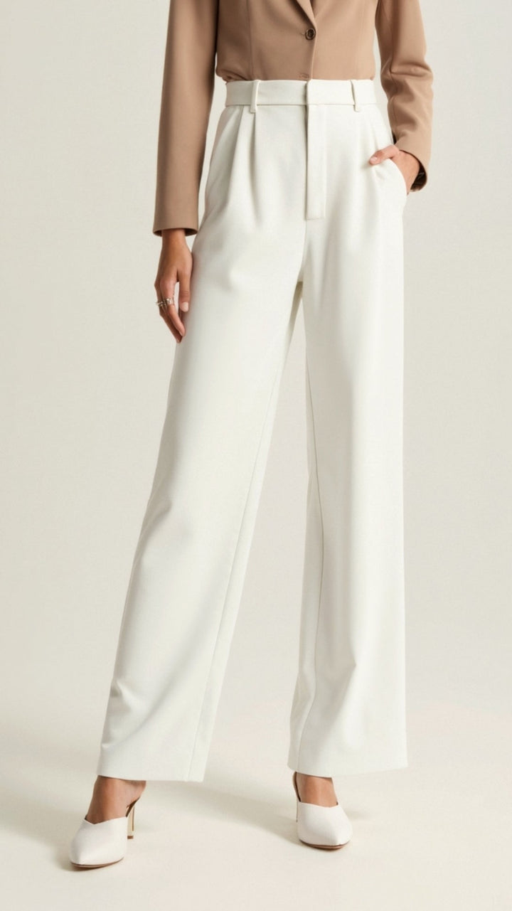 The Elsie Sovereign | Women’s High-Waist Wide-Leg Trousers
