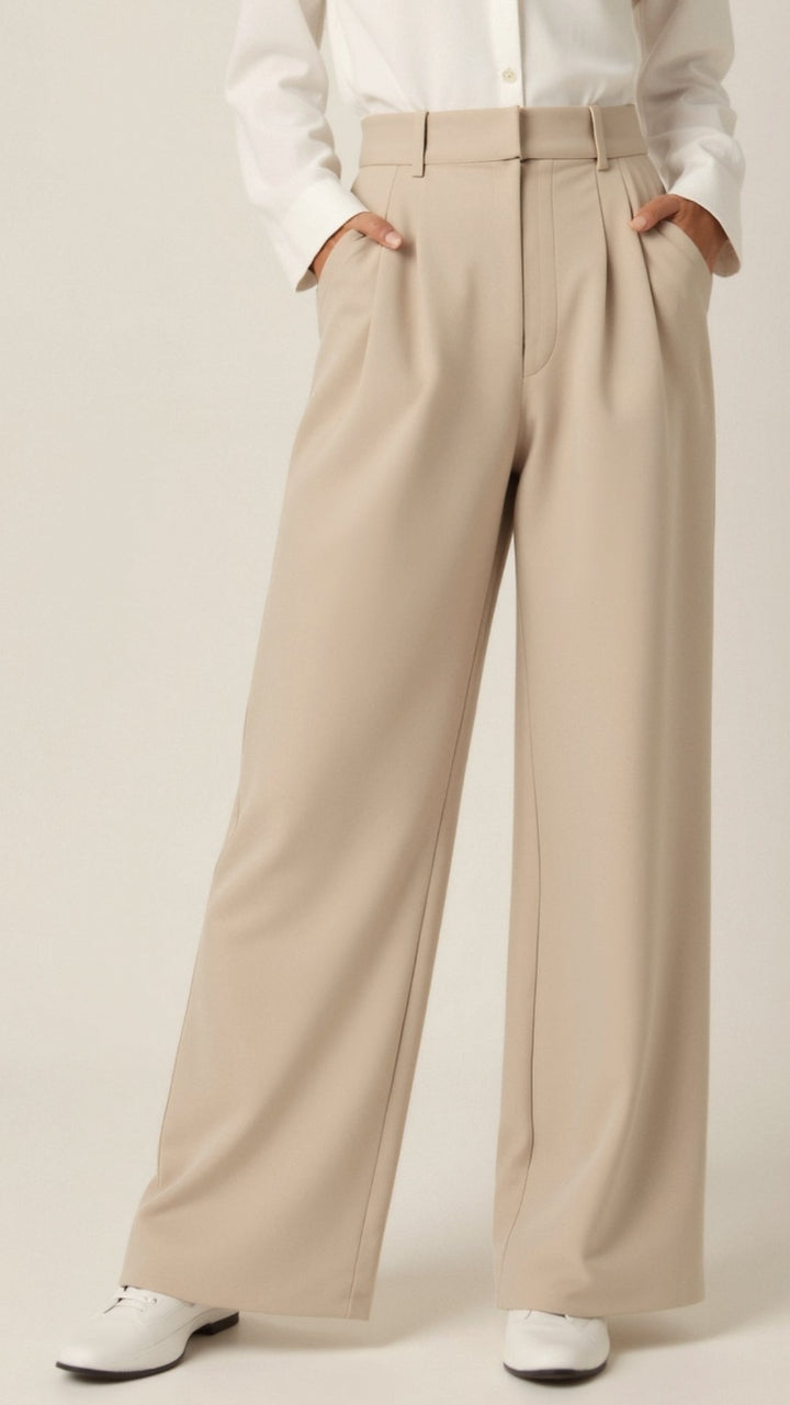 The Elsie Sovereign | Women’s High-Waist Wide-Leg Trousers