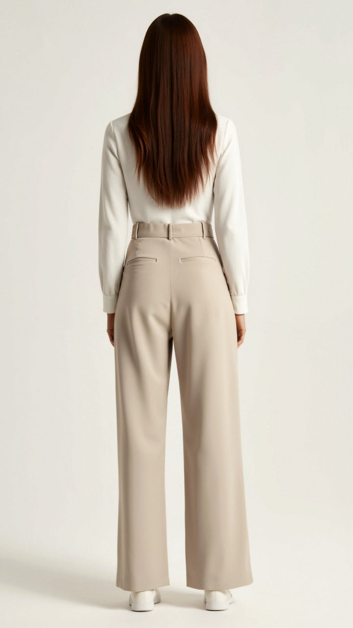 The Elsie Sovereign | Women’s High-Waist Wide-Leg Trousers