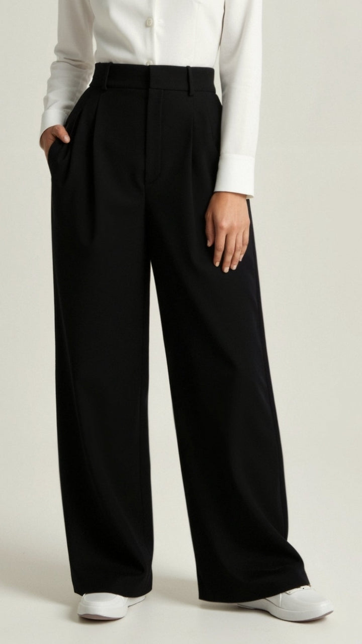 The Elsie Sovereign | Women’s High-Waist Wide-Leg Trousers