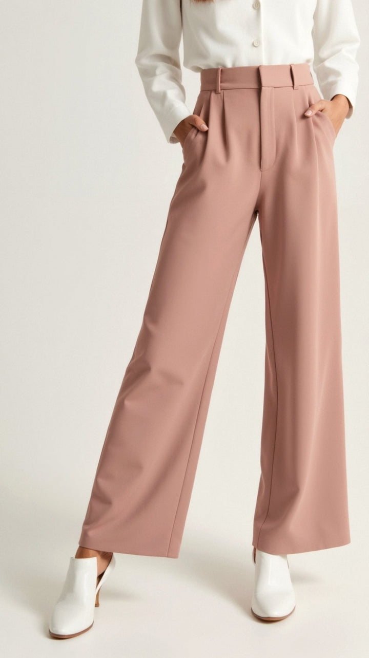 The Elsie Sovereign | Women’s High-Waist Wide-Leg Trousers