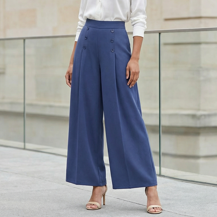 The St. Ives | Pleated Wide Leg