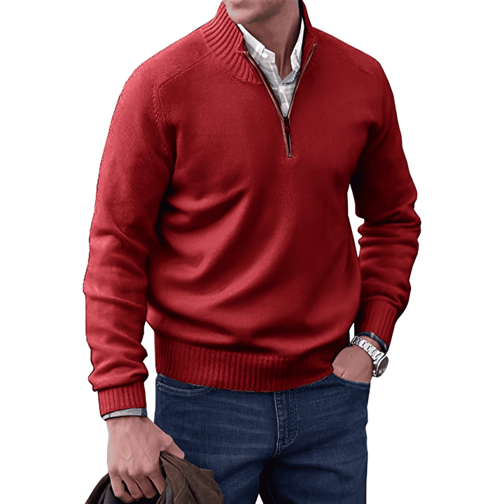 The Andrew Heritage | Men’s Zip-Up Knit Sweater
