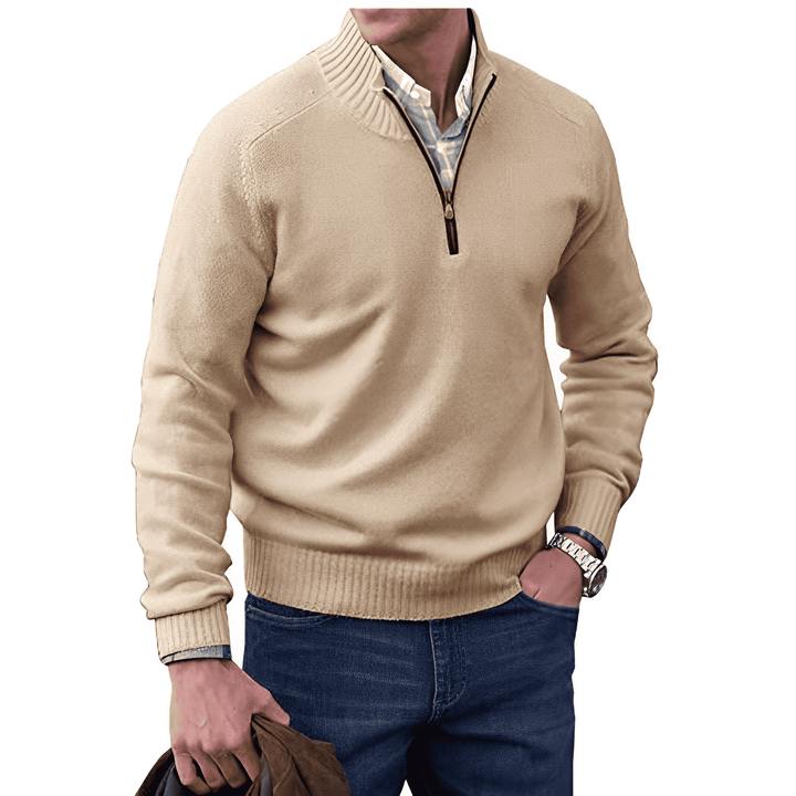 The Andrew Heritage | Men’s Zip-Up Knit Sweater