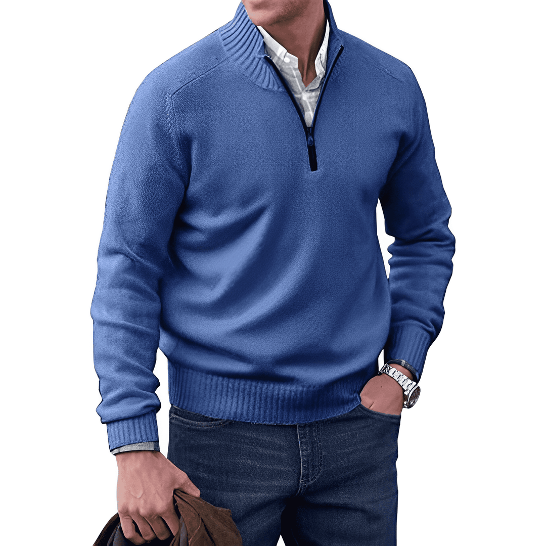 The Andrew Heritage | Men’s Zip-Up Knit Sweater