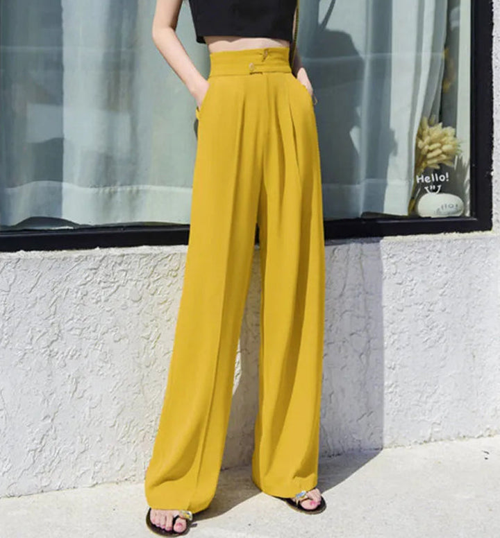 The Sloane | Pleated Wide-Leg Trousers